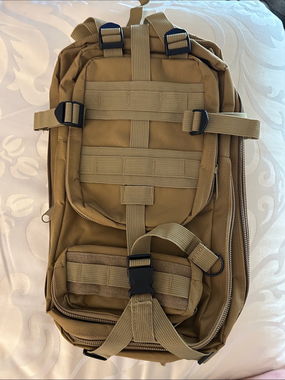 Tactical Utility Backpack in Tan — Durable Everyday Carry